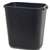 Rubbermaid FG295600BLA Waste Basket, 28 qt Capacity, Resin, Black