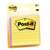 Post-it Ultra 6301 Lined Sticky Note, 3 x 3 in, Assorted, 50-Sheet