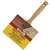 Wooster F5119-5-1/2 Paint Brush, 5-1/2 in W, 3-1/4 in L Bristle, China/Polyester Bristle, Threaded Handle