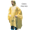 Yellow Vinyl Rain Poncho is great for both men and women who want to stay dry during rainy days.