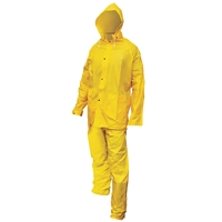 Heavy-Duty PVC/Polyester Rain Suit - X- Large