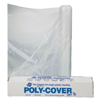 Clear Plastic Sheeting - 10 ft x 100 ft