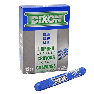 Lumber Marking Crayon Blue 12 Pack