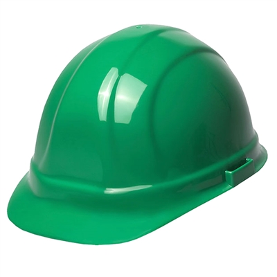 Hard Hat 6-Point Suspension with Ratchet Green