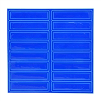Reflective Adhesive Strips - Blue