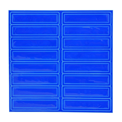 Reflective Adhesive Strips - Blue