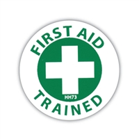 Hard Hat Emblem - First Aid Trained