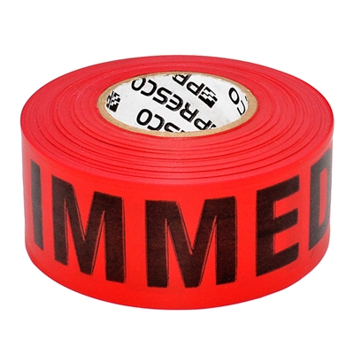 Triage Tape IMMEDIATE Red 300 ft