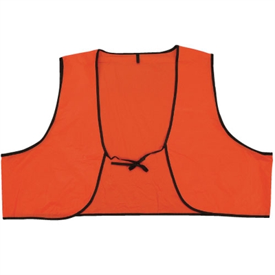 Plastic Safety Vest - Hi-Vis Orange