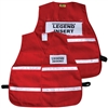 ICS Red Reflective Vest