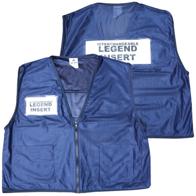 ICS Deluxe Mesh Vest - Navy Blue