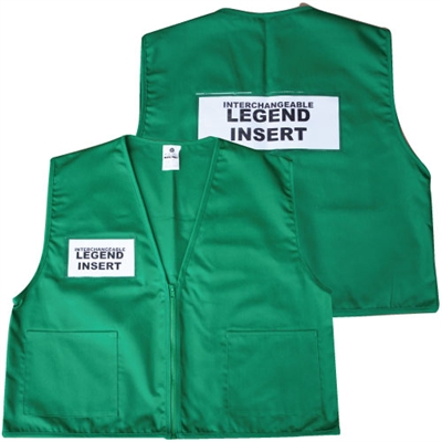 Deluxe ICS Cloth Safety Vest - Green