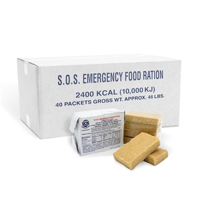 SOS Food Bar - 2400 Calorie - Case of 40