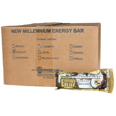 Millennium Energy Bar - Coconut - Case of 144