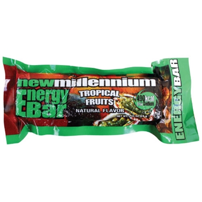 Millennium Energy Bar - Tropical Flavor - Expires July 2025
