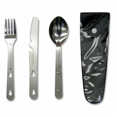 Metal Knife, Fork and Spoon Set