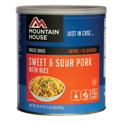 Mountain House #10 Sweet and Sour Pork w/ Rice