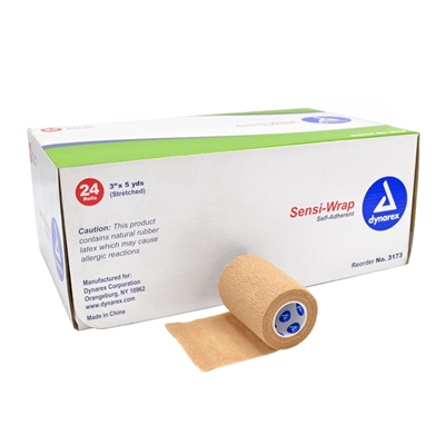 Sensi Wrap Self Adherent Bandage 3 in x 5 yd 24 Pack