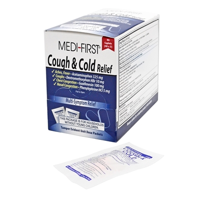 Medi-First Cough & Cold Tablets - 80 Pack