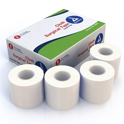 cloth surgical tape 2 in x 10 yd 6 pack