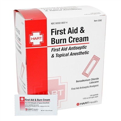 First Aid and Burn Cream 0.9 gm - 144-Pack