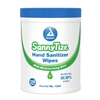 sannytize instant hand sanitizer wipes 135 tub
