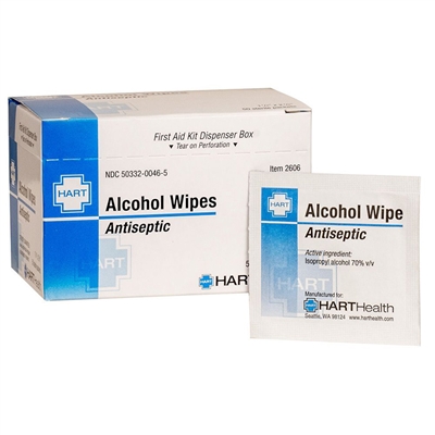 alcohol prep pads 50 pack