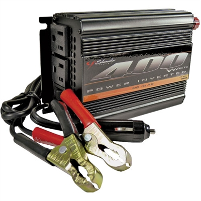 The 400 Watt Power Inverter can help charge and run computers, cell phones and other devices.