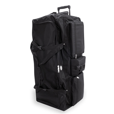 42 in Wheeled Duffel Bag - Black