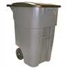 50 Gallon Square Big Wheel Container - Gray