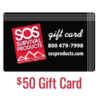 50 dollar SOS Gift Card
