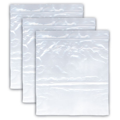 Plastic Zip Bags 8 in x 12 in 100 Pack