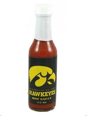 Collegiate Football Hot Sauce - Iowa Hawkeyes
