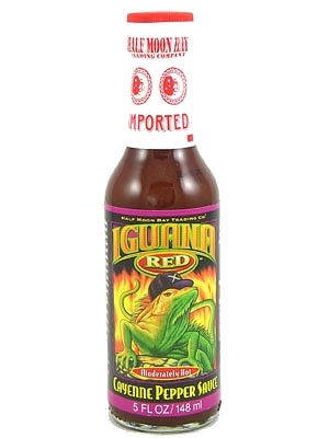 Iguana Red Moderately Hot Cayenne Pepper Sauce