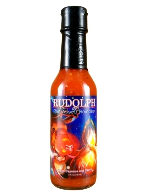 Rudolph the Red-Assed Reindeer Cajun Hot Sauce