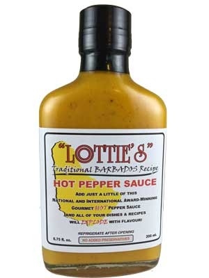Lottie's Traditional Barbados Yellow Hot Pepper Sauce