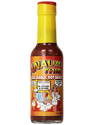 Analize This XXX Garlic Hot Sauce