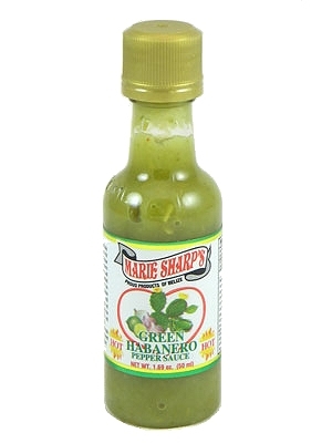 Marie Sharp's Green Habanero Hot Sauce Mini with Prickly Pears