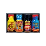 Xtreme Heat Mini Bottle Hot Sauce Four Pack