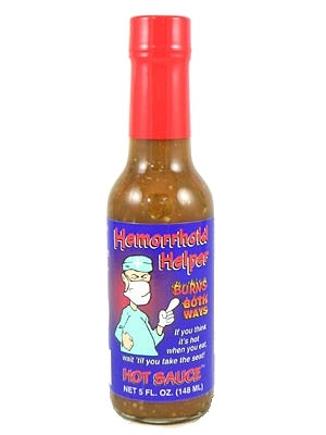 Hemorrhoid Helper Burns Both Ways Hot Sauce