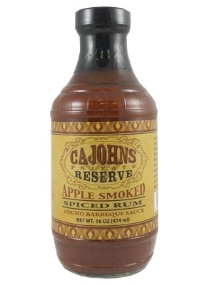 Cajohn’s Apple Smoked Spiced Rum Ancho Barbeque Sauce,