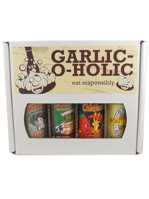 Garlic-O-Holic Hot Sauce Gift Set