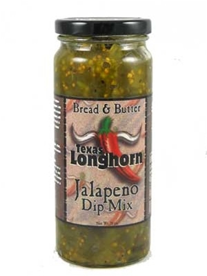 Texas Longhorn (Fiesta) Bread and Butter Jalapeno Dip Mix