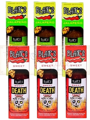 Blair's Wimpy Death Sauces Six Pack