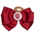 IU Crimson Hair Bow Barrette