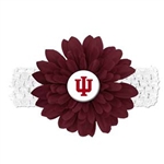 IU Crimson Flower Stretch Headband