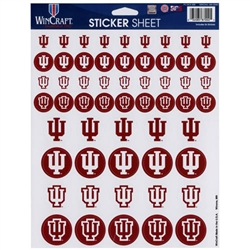 Indiana "IU" 8" x 10" Sticker Sheet from Wincraft