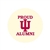 Proud IU Alumni 2.25" Fabric Fan Button