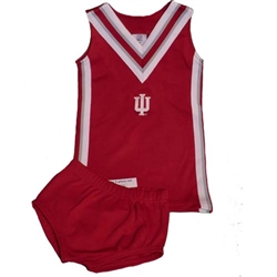 Indiana IU Toddler Cheer Dress Set by Sara Lynn Togs