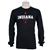 LONGSLEEVE ADIDAS Black INDIANA Football T-Shirt